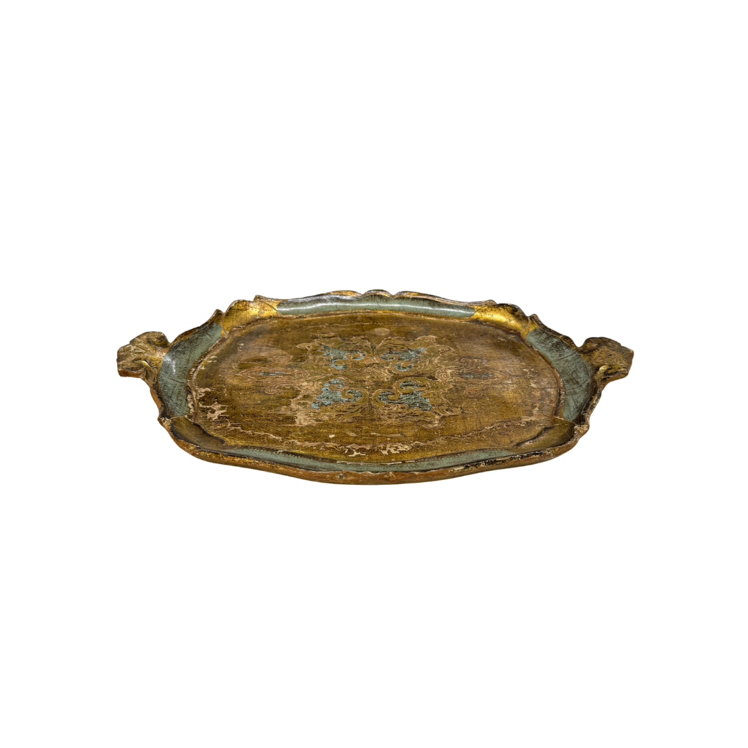 Found Italian Florentine Baroque Tray