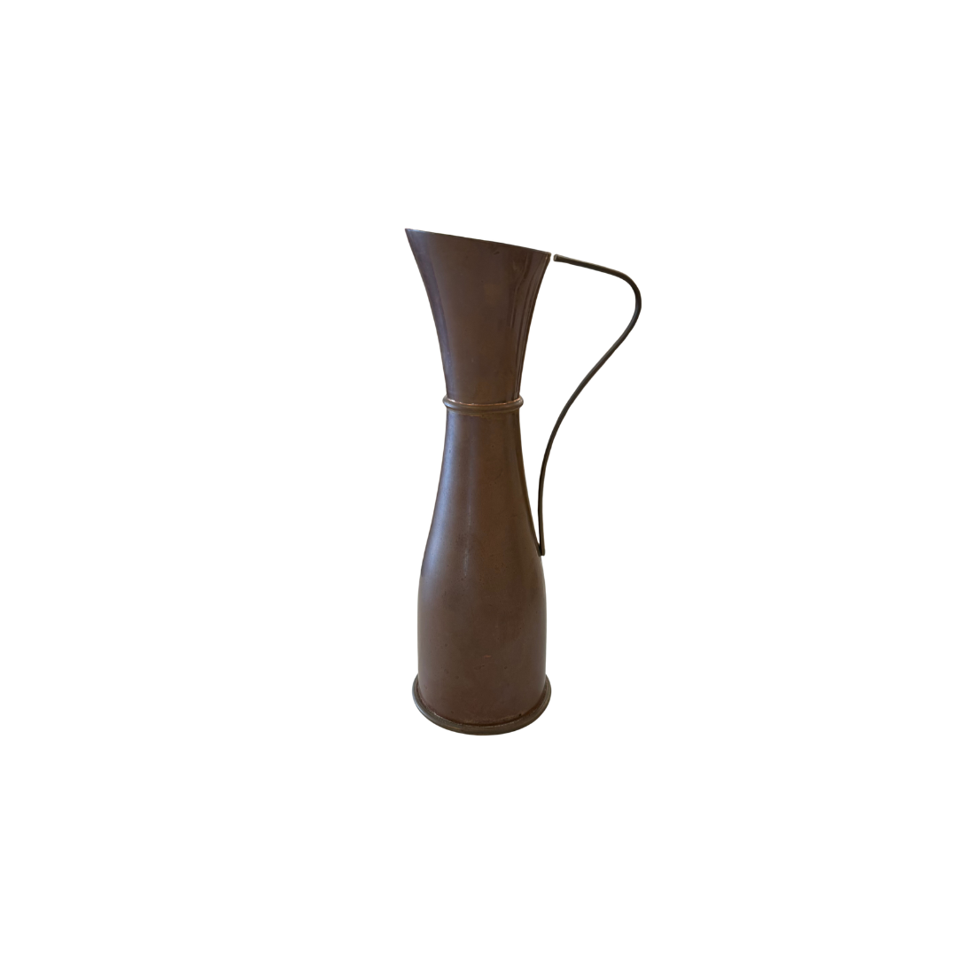 Found Slender Copper Pitcher