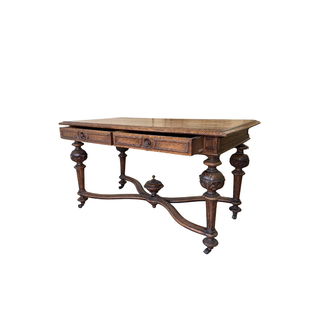 Found Spanish Baroque Library Table