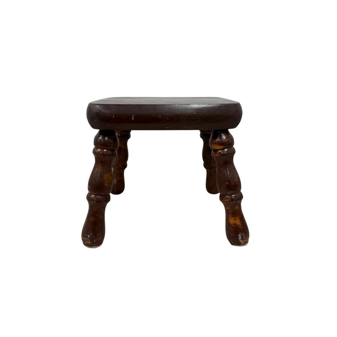 Found Spindle Step Stool