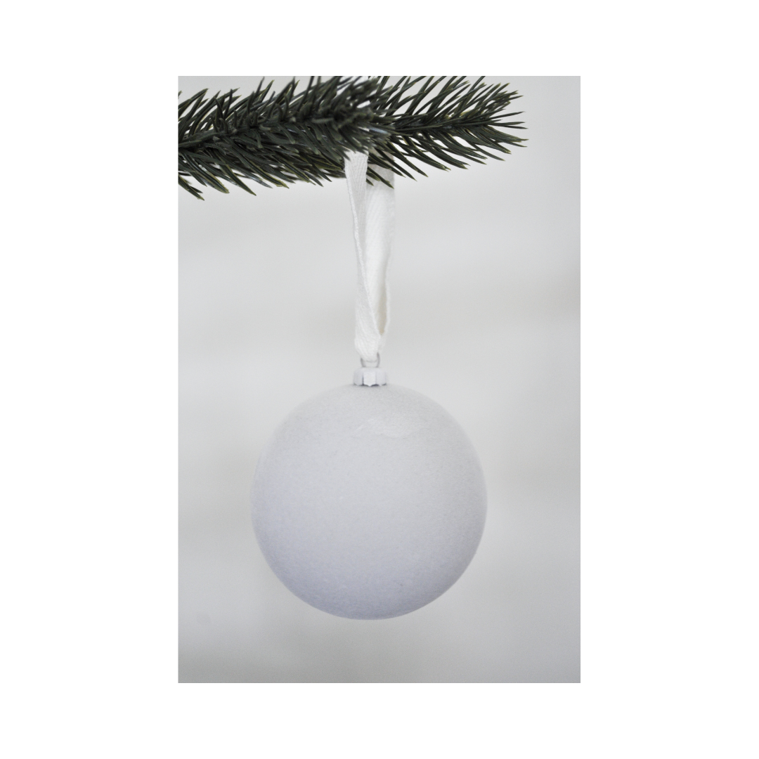 Dove Velvet Ornament