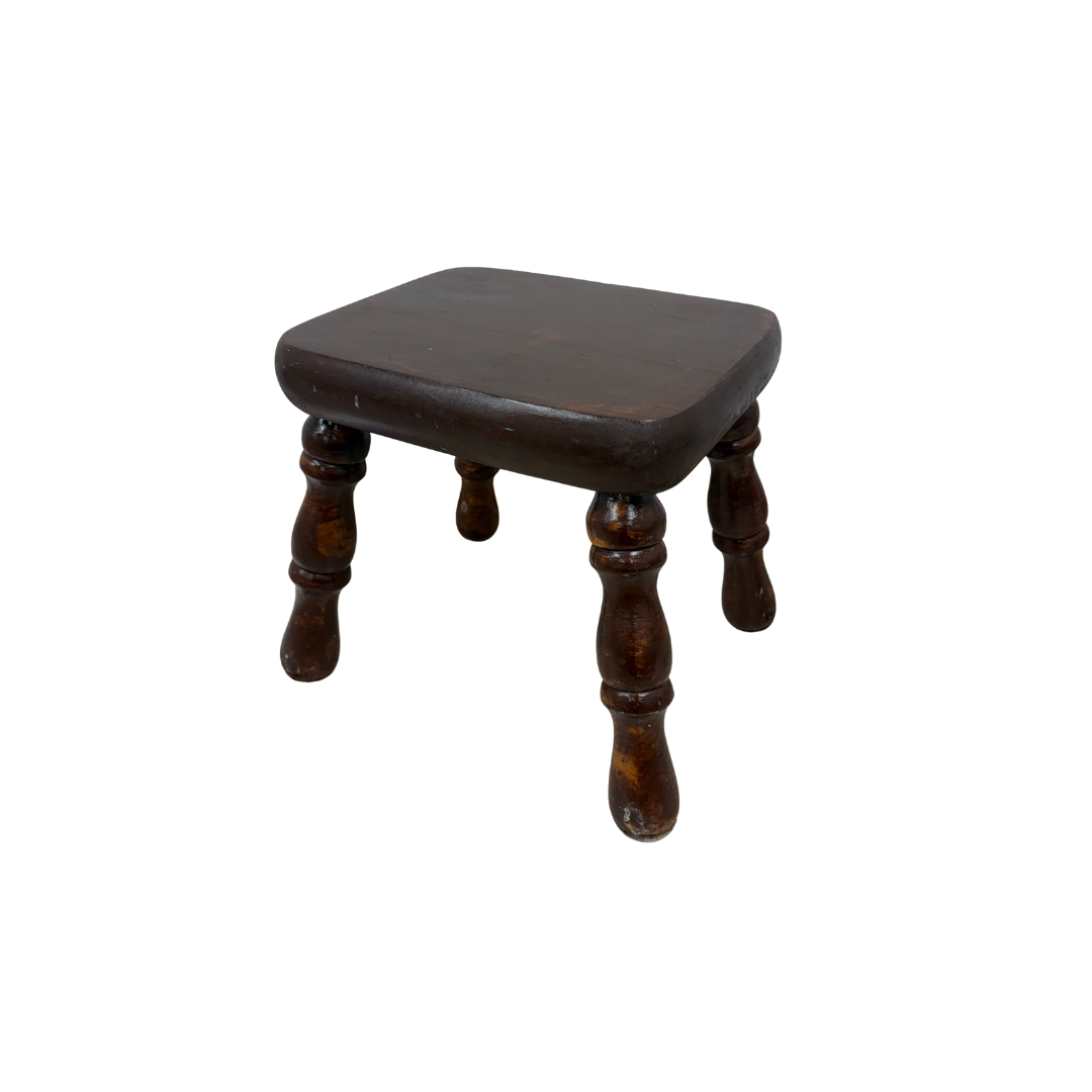 Found Spindle Step Stool