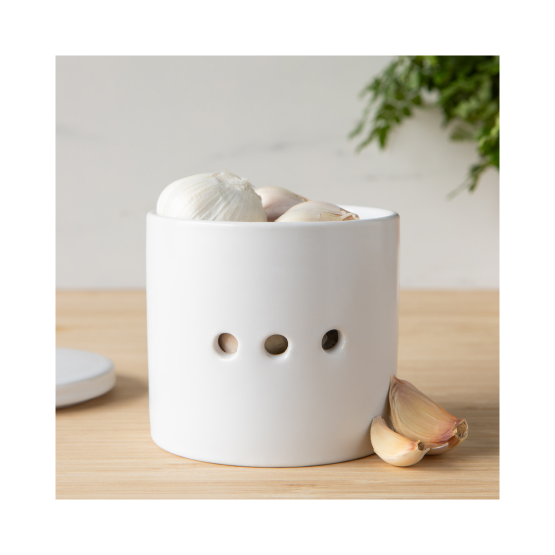 Matte White Garlic Keeper