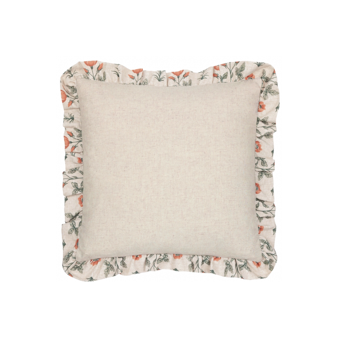 Renee Printed Ruffle Cushion