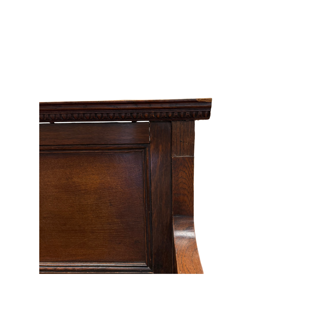Found Oak Settle Bench