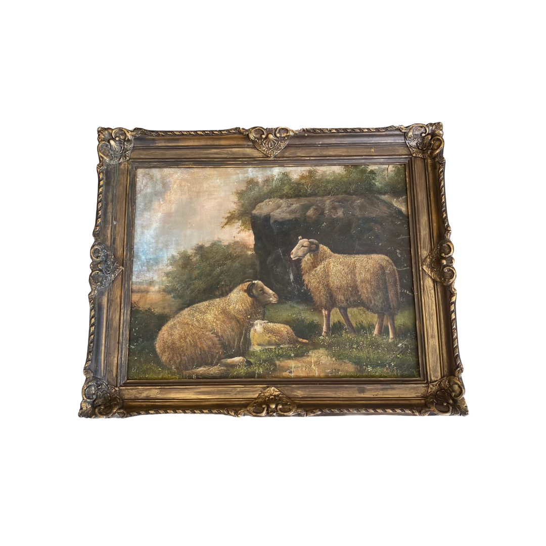 Found Original Edwin Douglas Oil Painting