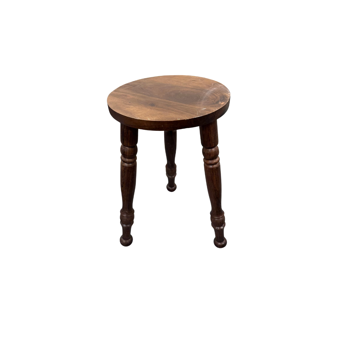 Found Wooden Milking Stool