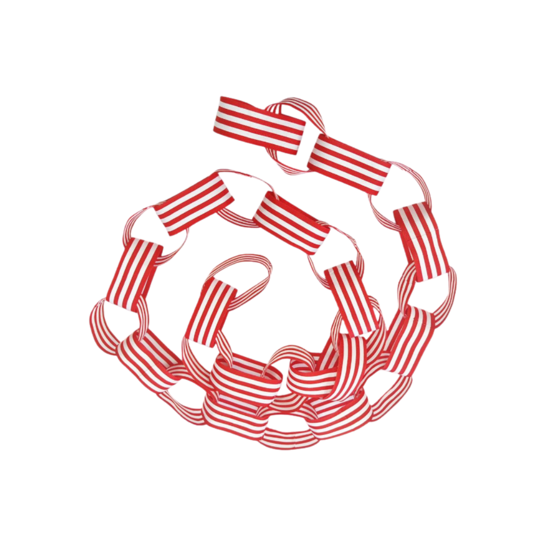 Candy Cane Stripe Garland
