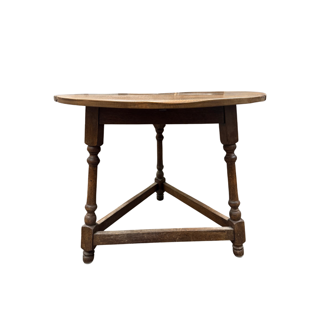 Found Round Collapsible Table