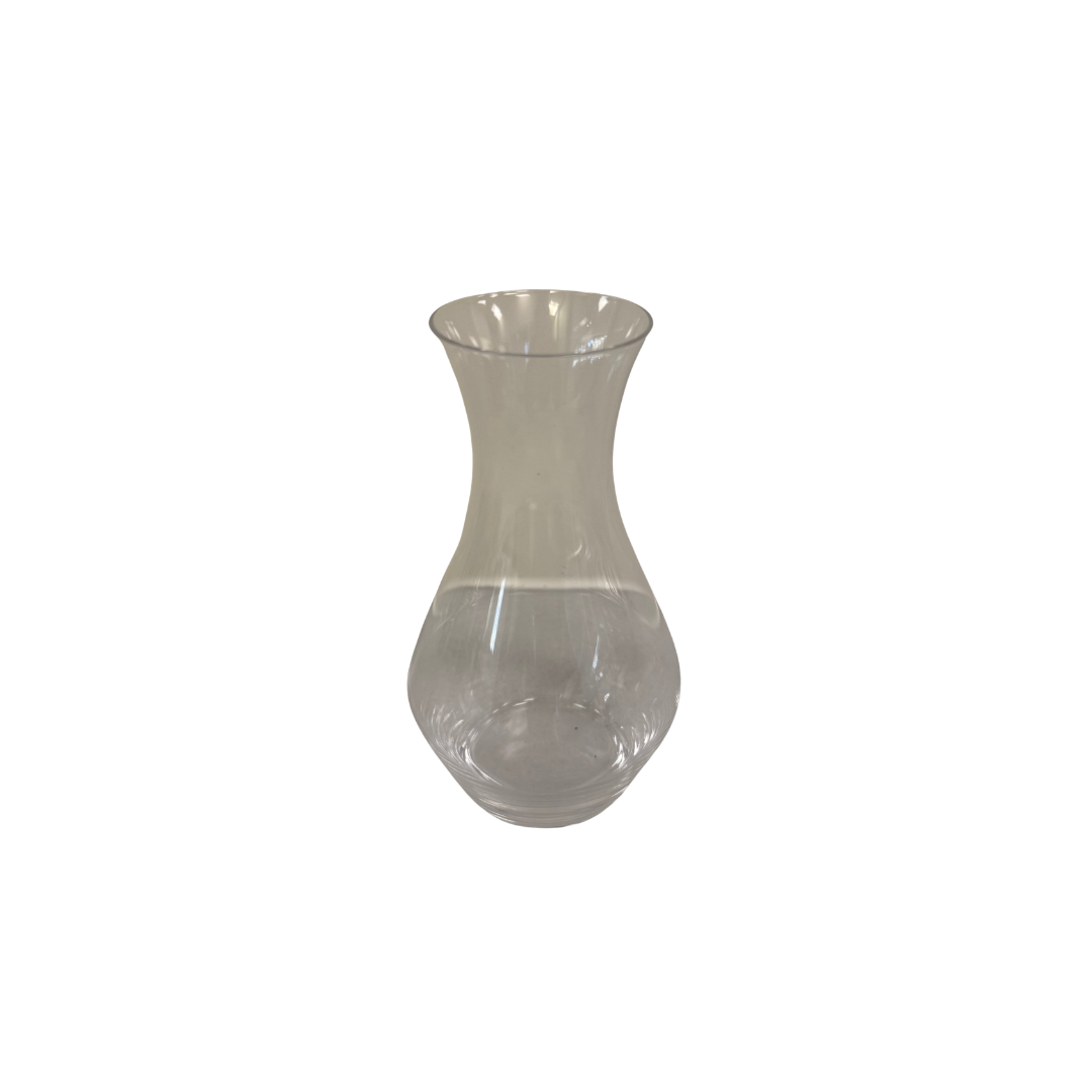 Found Glass Curved Vase