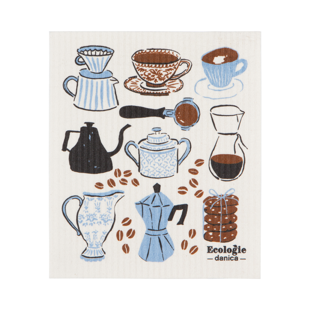 Coffee Break Swedish Dishcloth