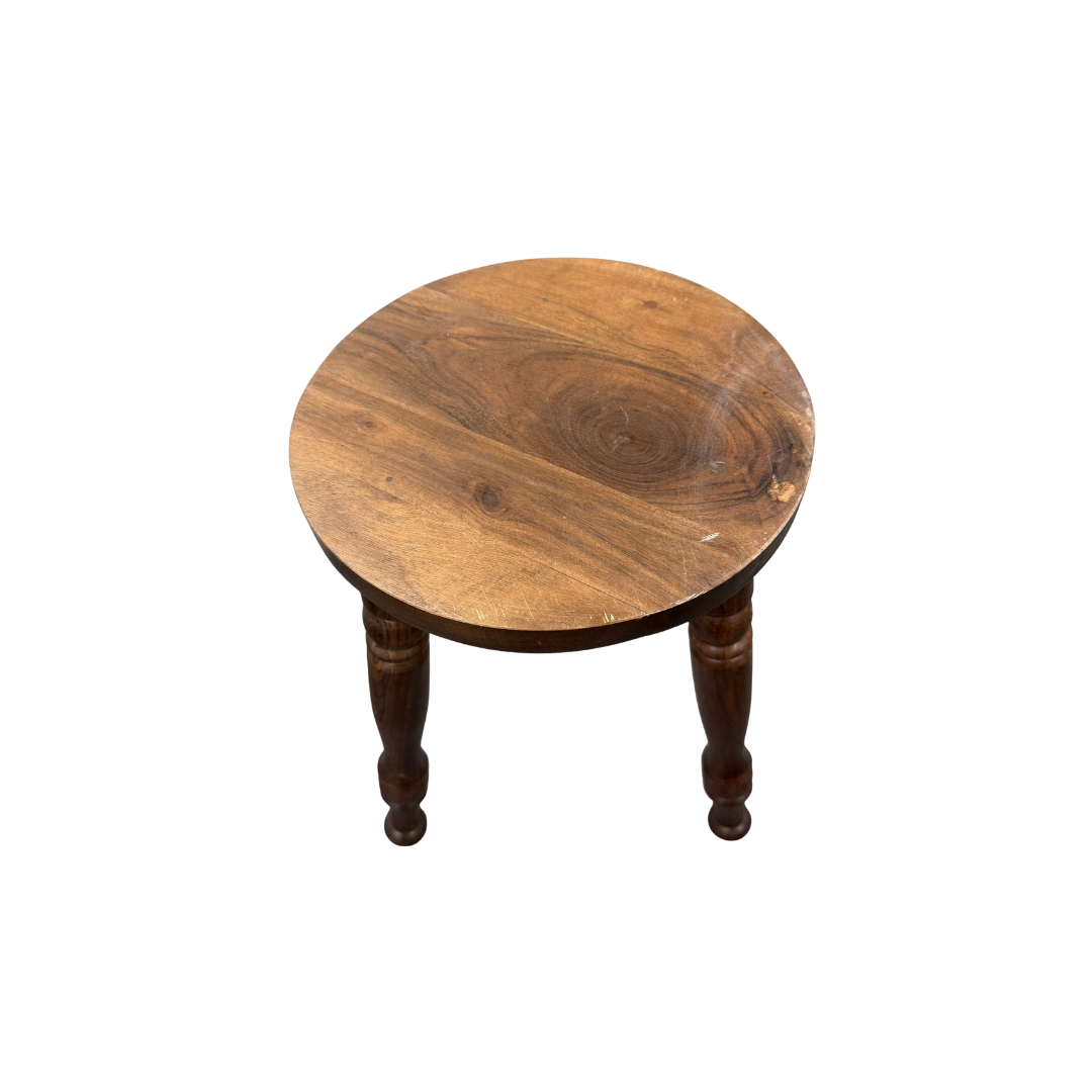 Found Wooden Milking Stool