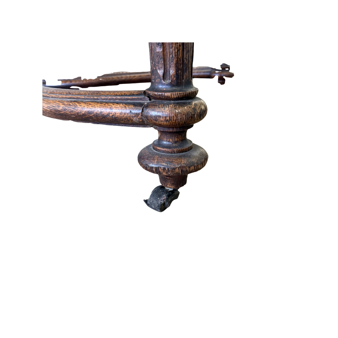 Found Spanish Baroque Library Table