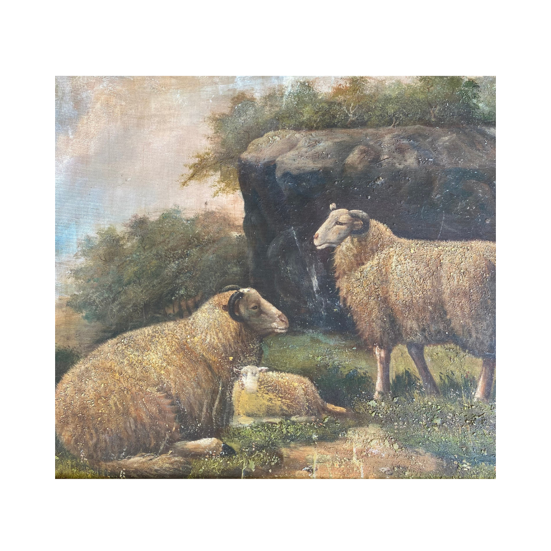 Found Original Edwin Douglas Oil Painting