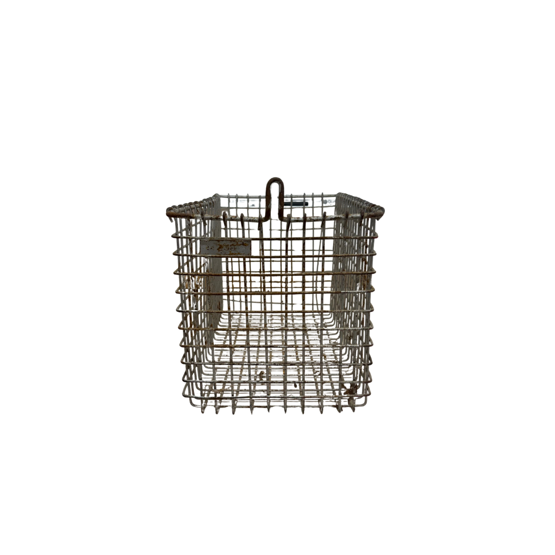 Found Metal Locker Baskets