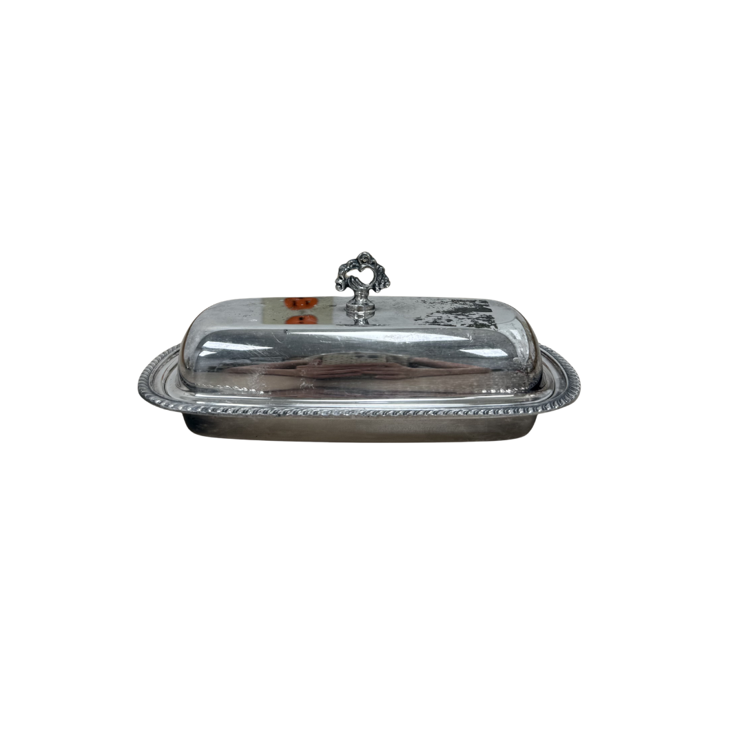 Found W.M. Rogers Butter Dish