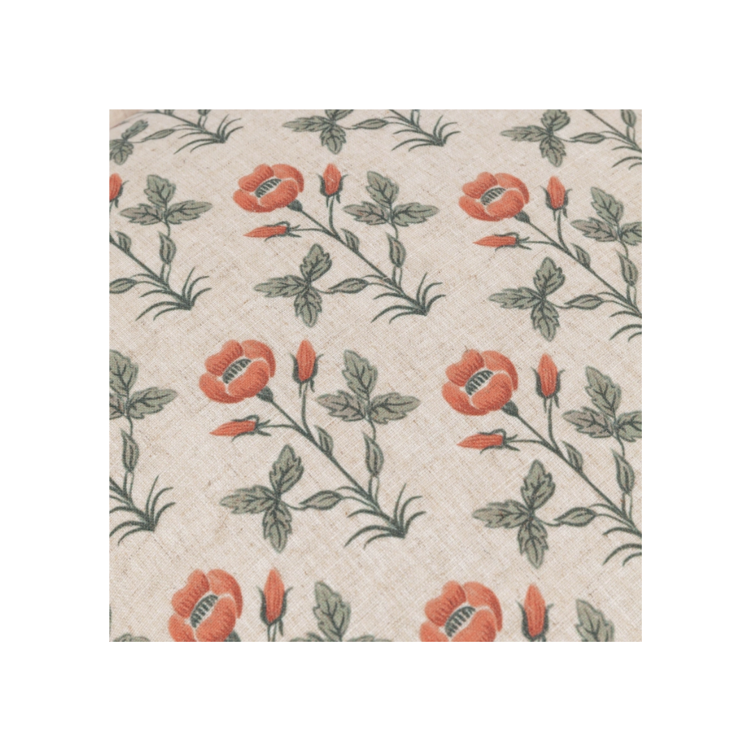 Renee Printed Ruffle Cushion