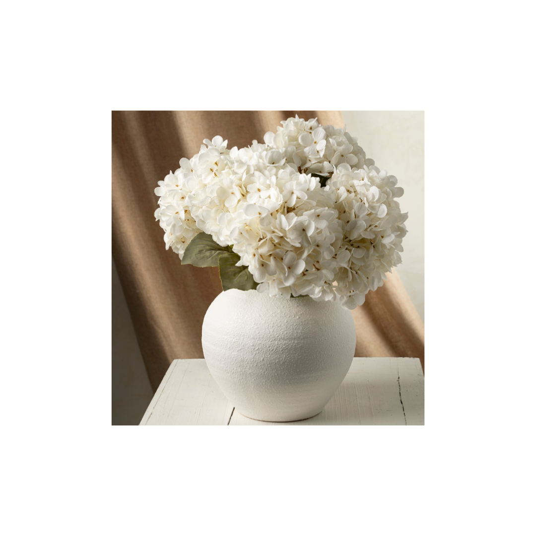White Hydrangea Stem