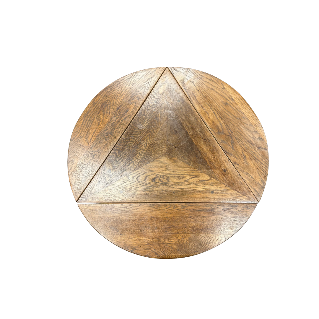 Found Round Collapsible Table