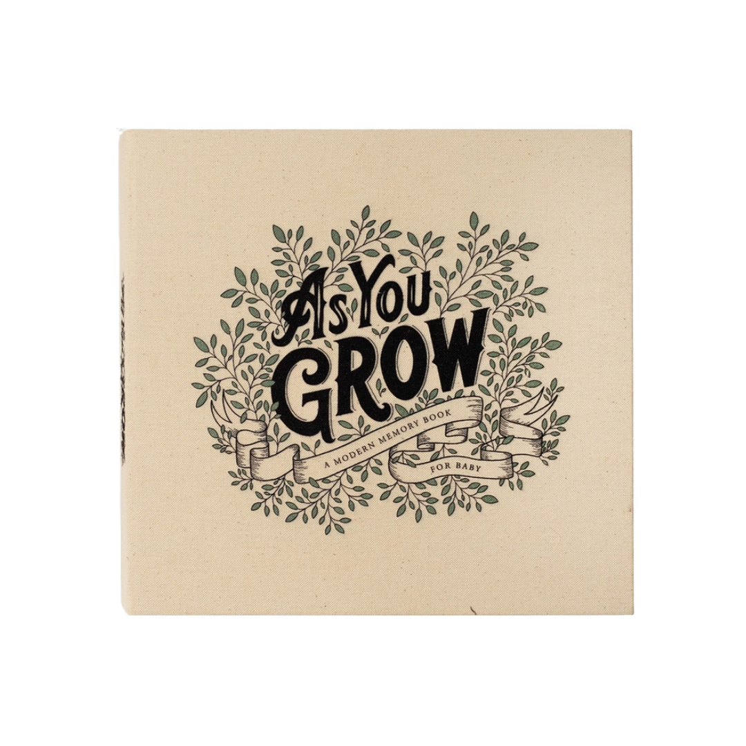 As You Grow: A Modern Memory Book For Baby
