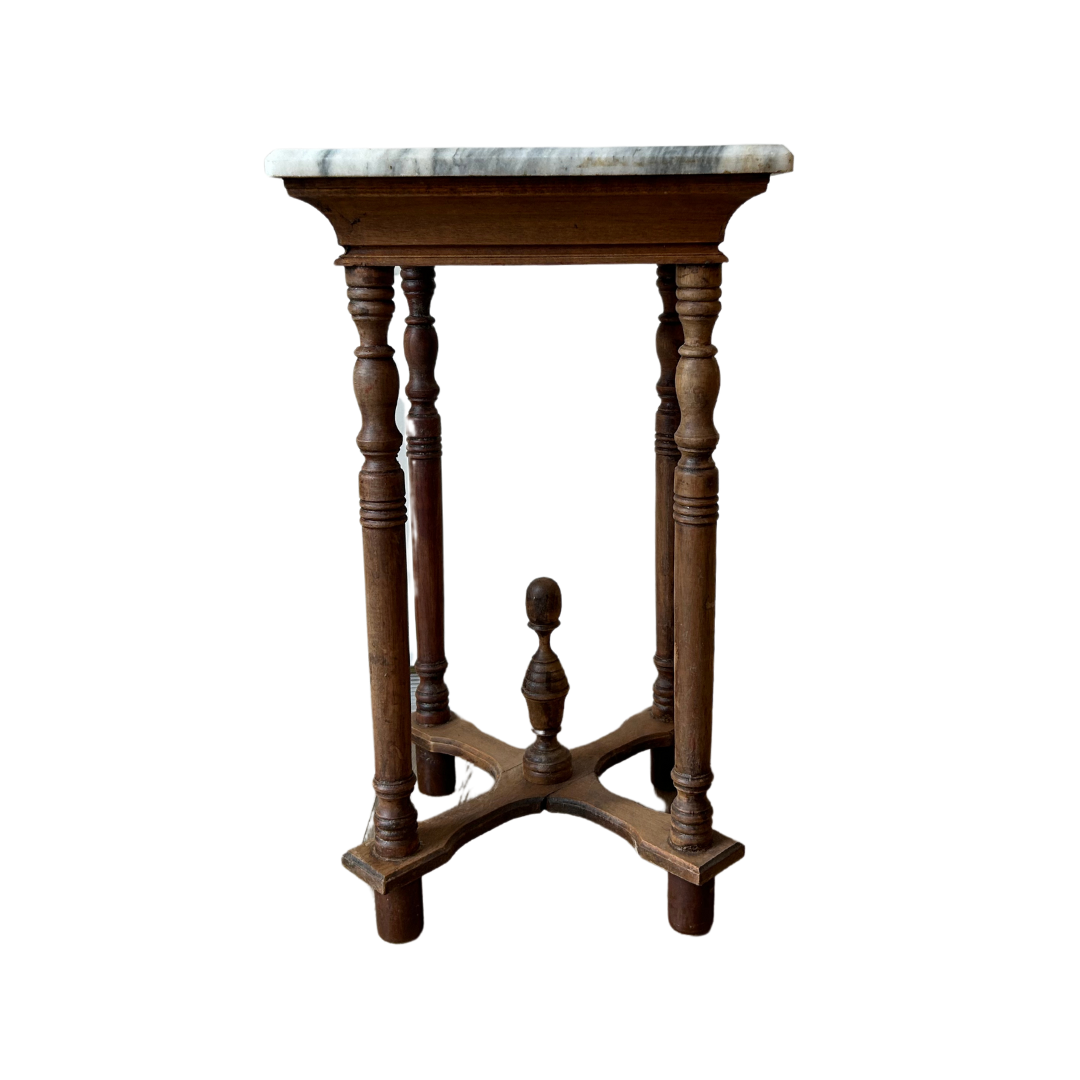 Found Marble Side Table