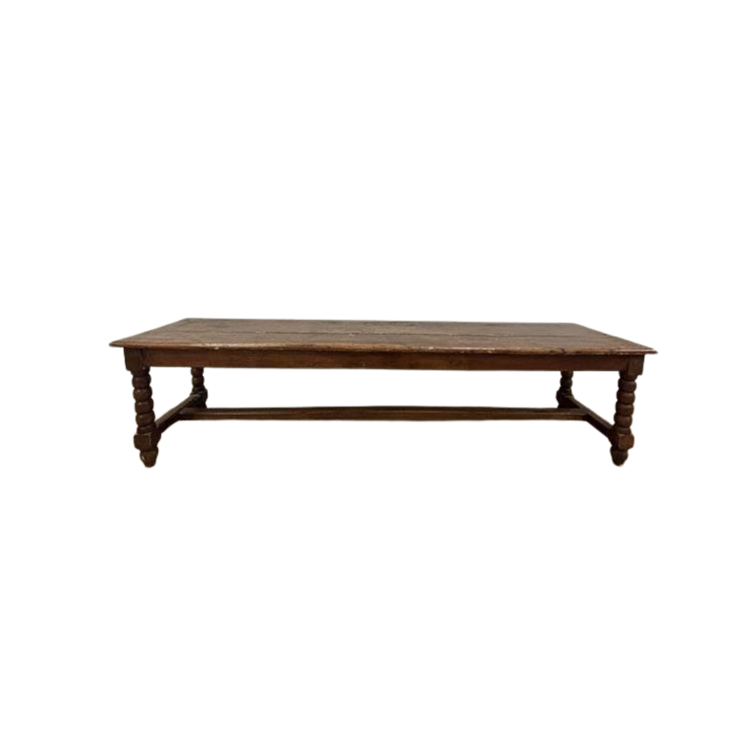 Found French Fruitwood Bench