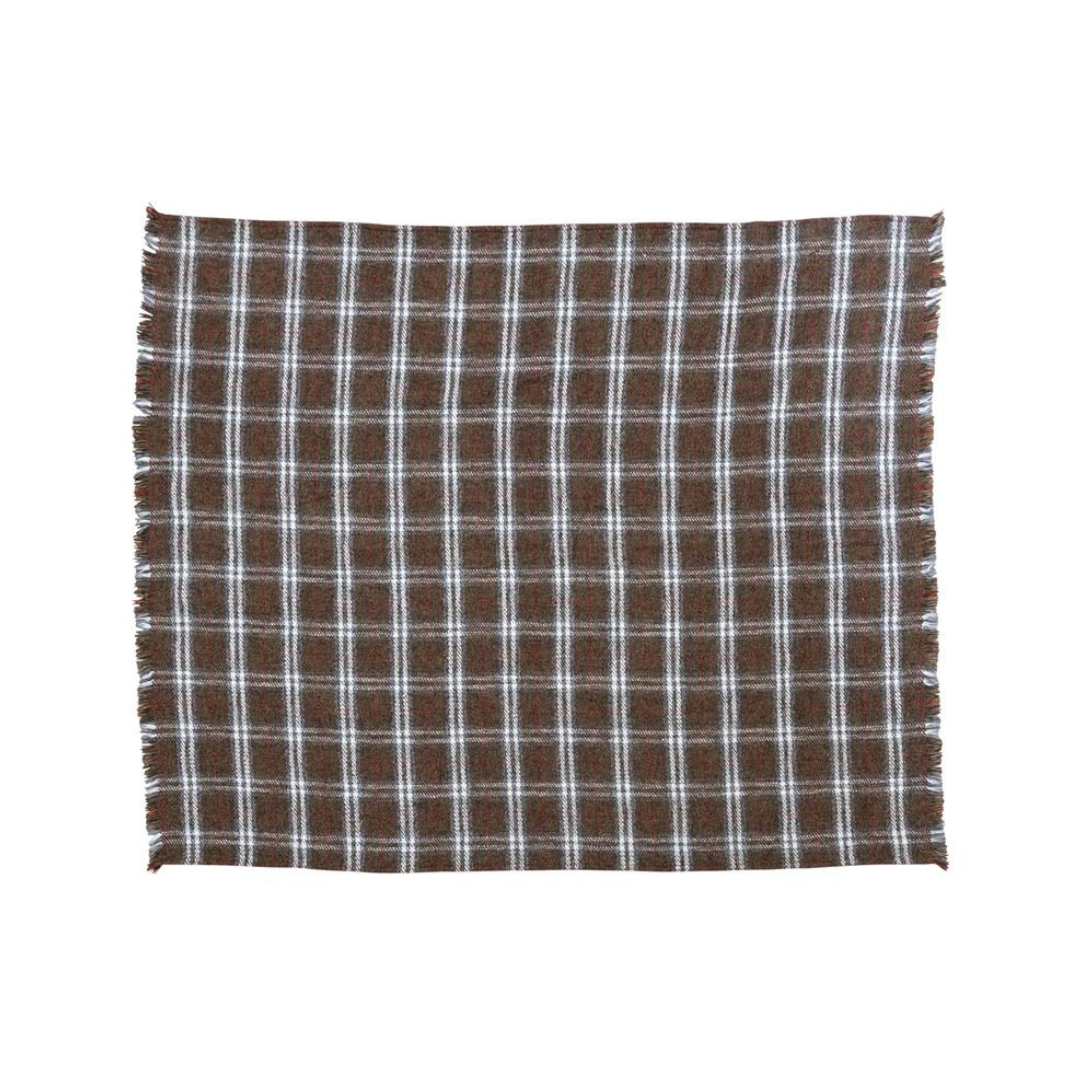 Dark Plaid Blanket