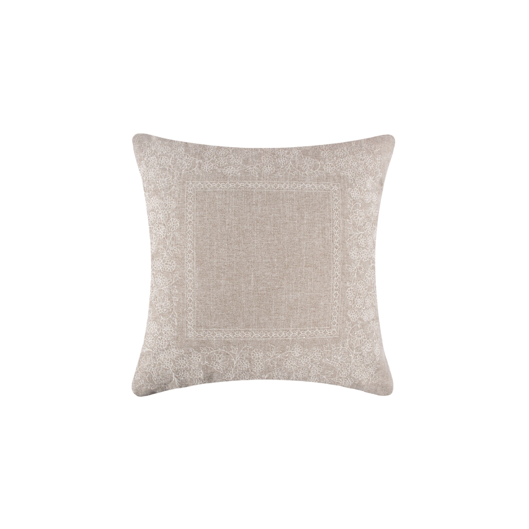 Alessio Embroidered Border Pillow