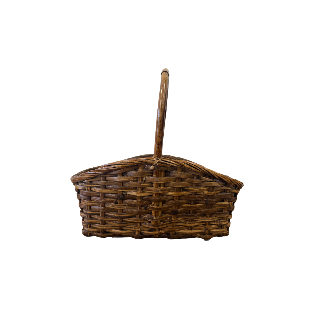 Found Woven Rectangle Basket