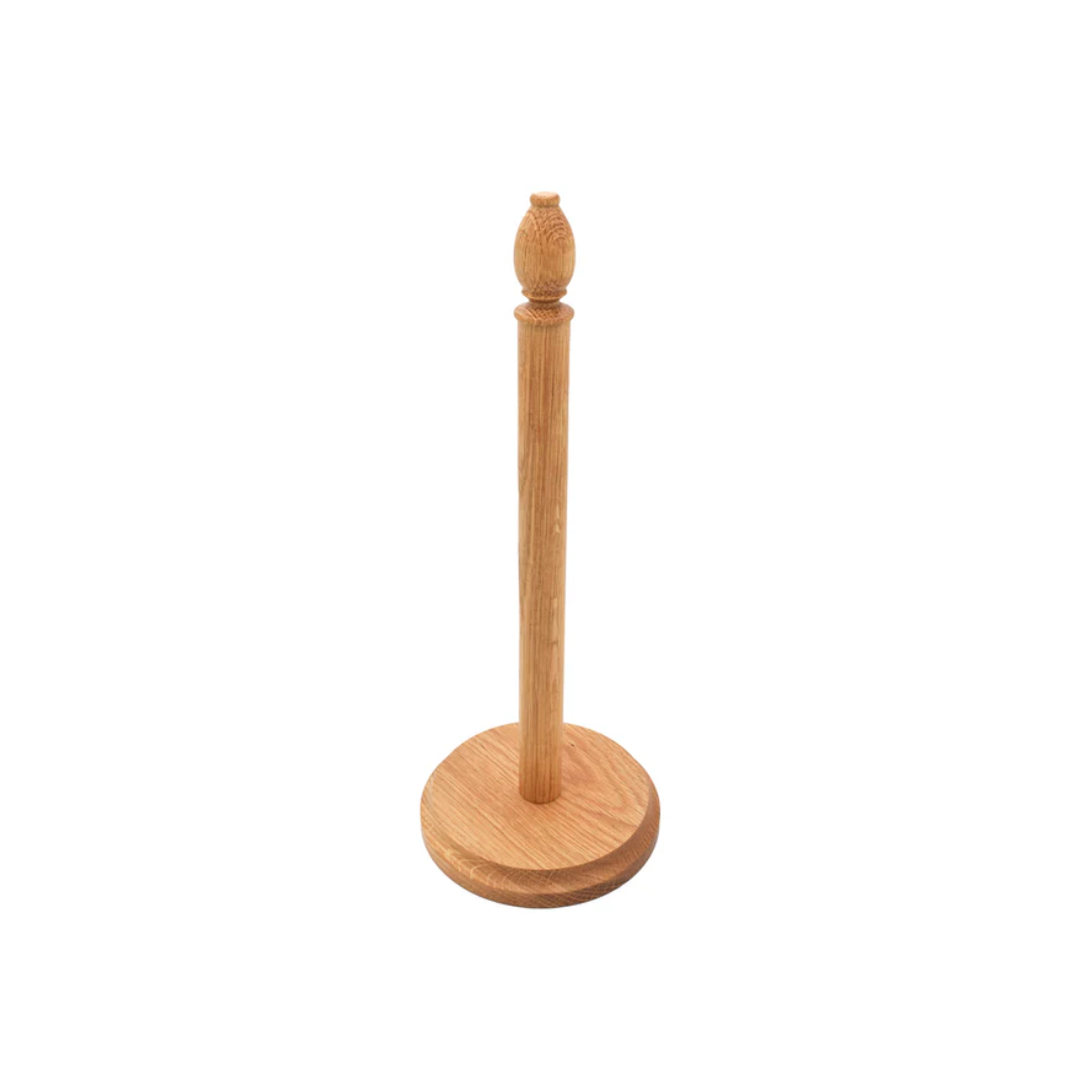 Oak Kitchen Roll Stand