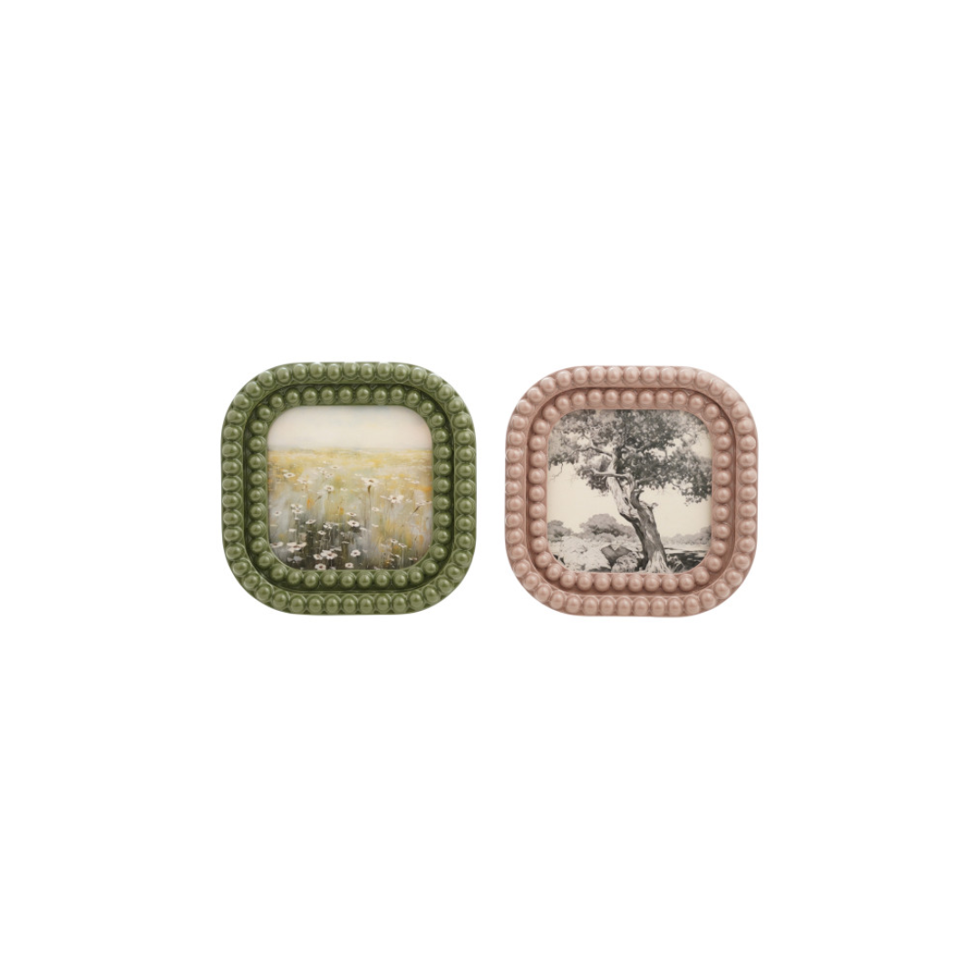 Square Resin Bobbin Photo Frame