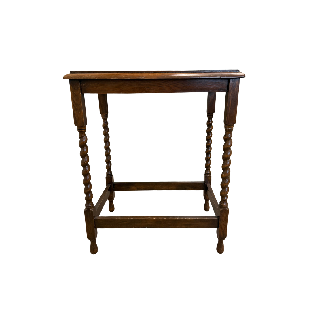 Found Barley Twist Side Table