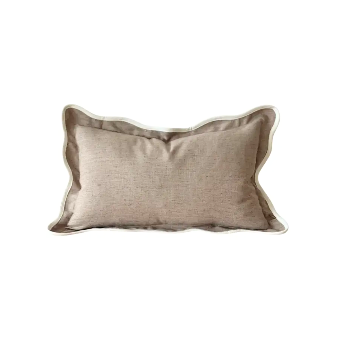 Chloe Lumbar Scalloped Edge Pillow