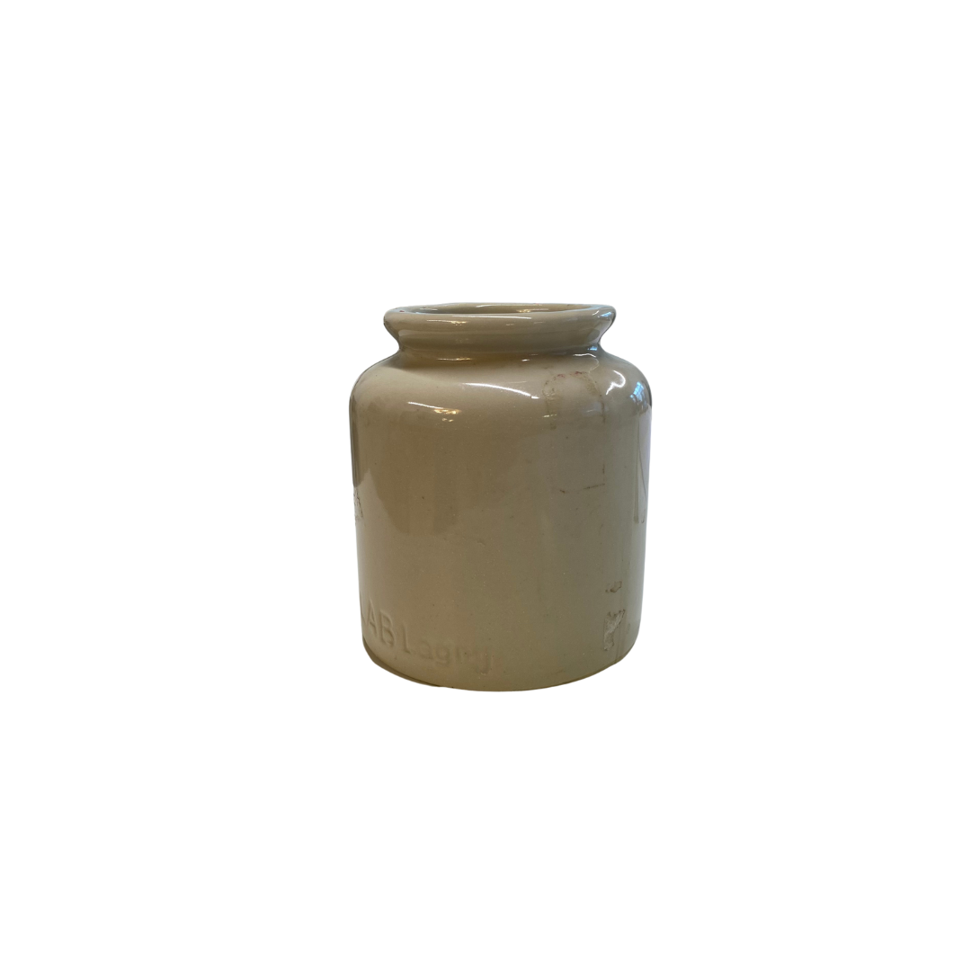 Found Small Beige Pot