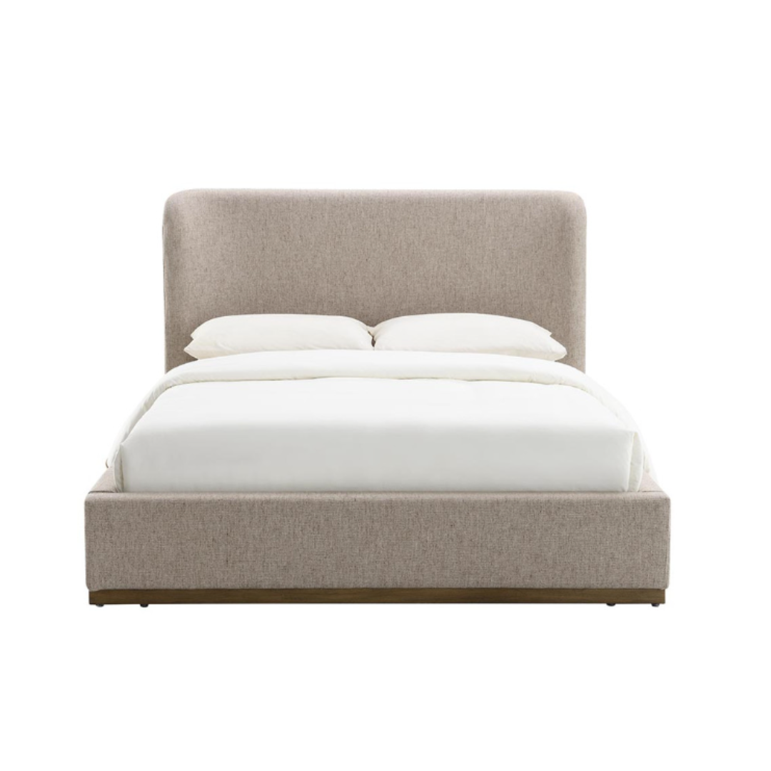 Faye Short Taupe Bed Frame