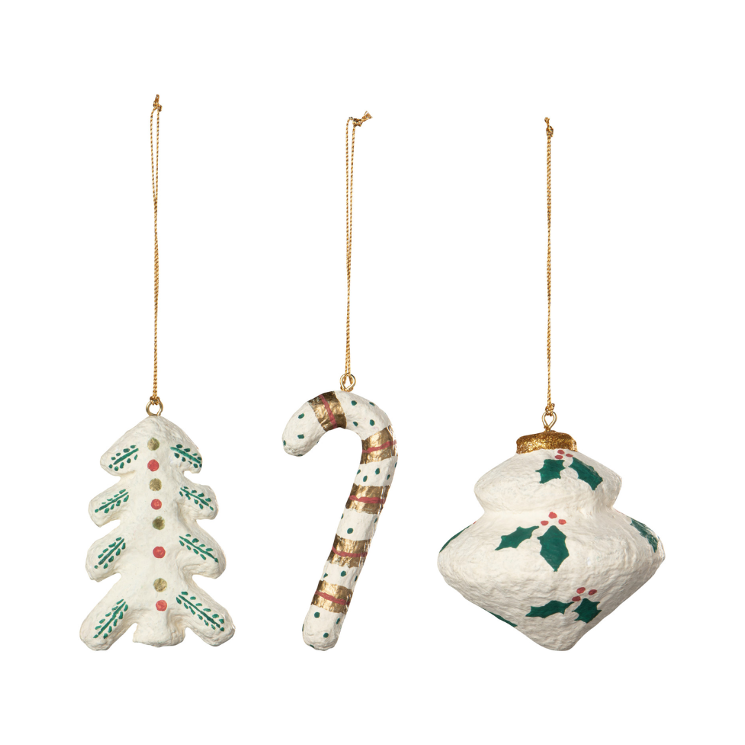 Yuletide Ornaments - 3 Styles