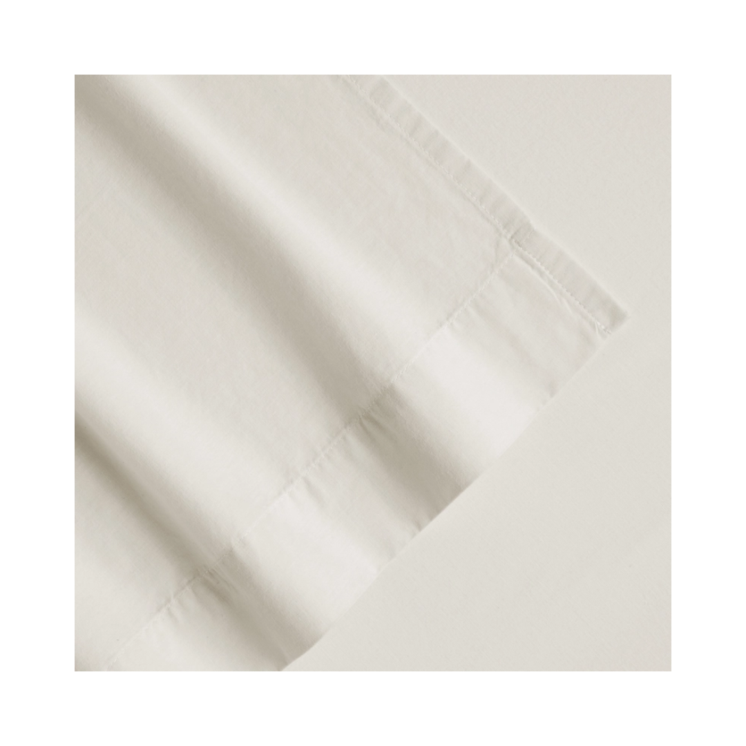 Ivory Okeo-Tex Cotton Sheet Set