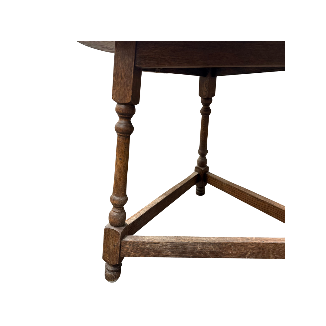 Found Round Collapsible Table