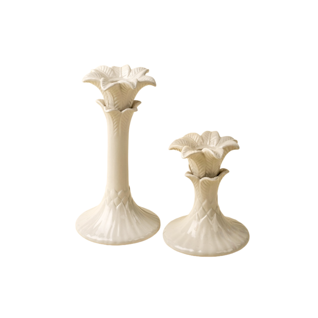 Palm Tree Taper Candle Holder