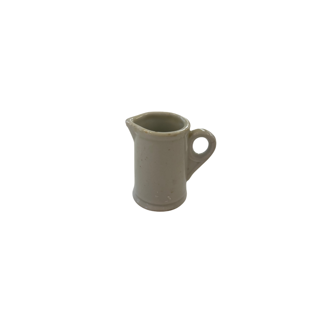 Found Ivory Mini Pitcher