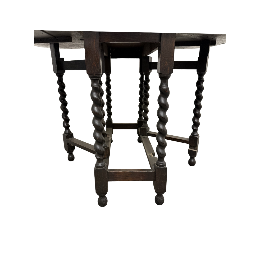 Found Barley Twist Folding Table