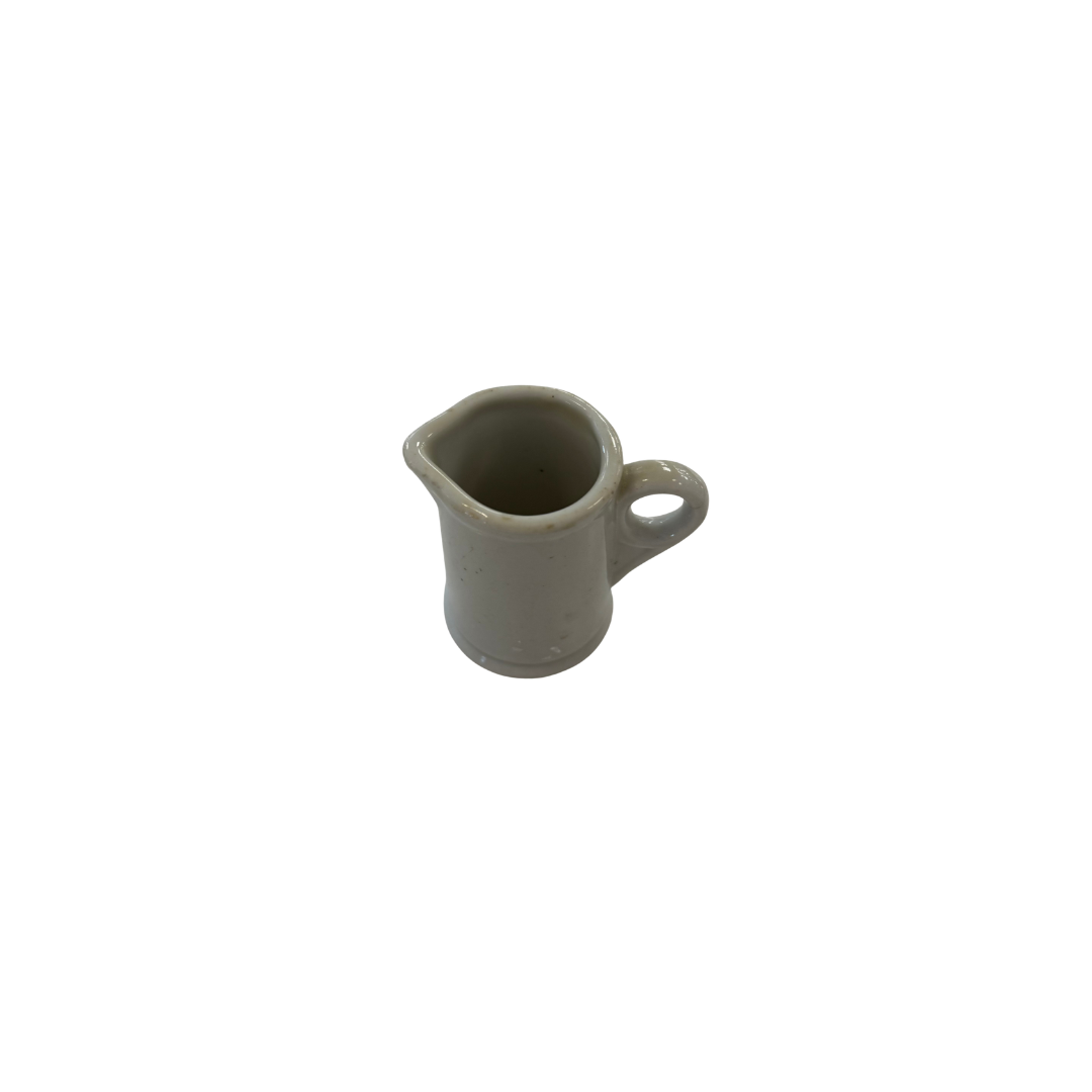 Found Ivory Mini Pitcher