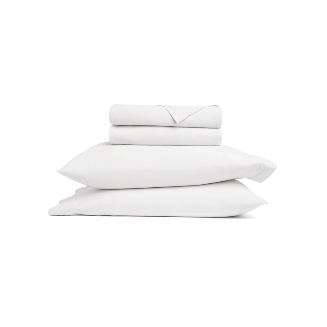 White Okeo-Tex Cotton Sheet Set
