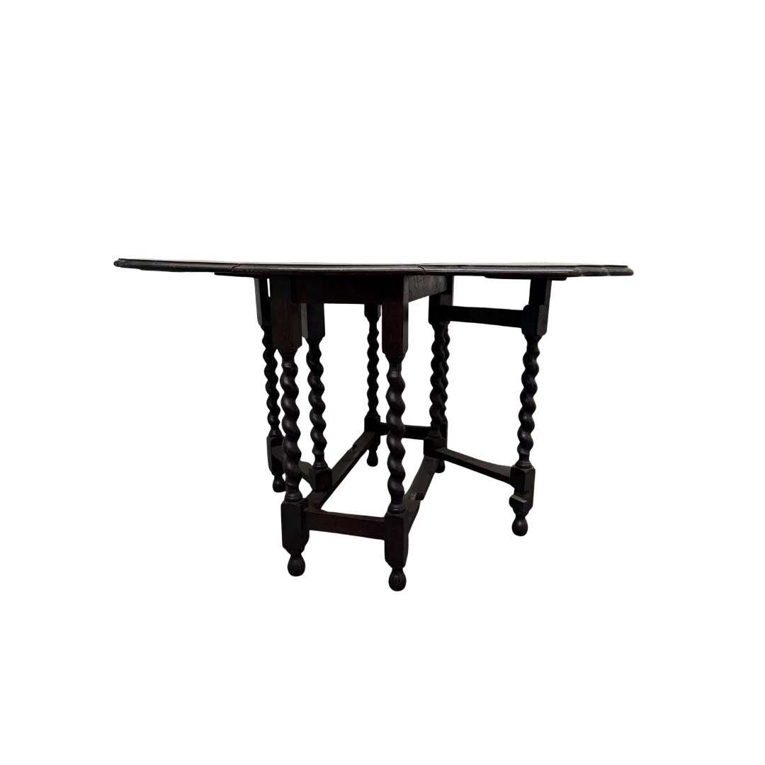 Found Barley Twist Folding Table