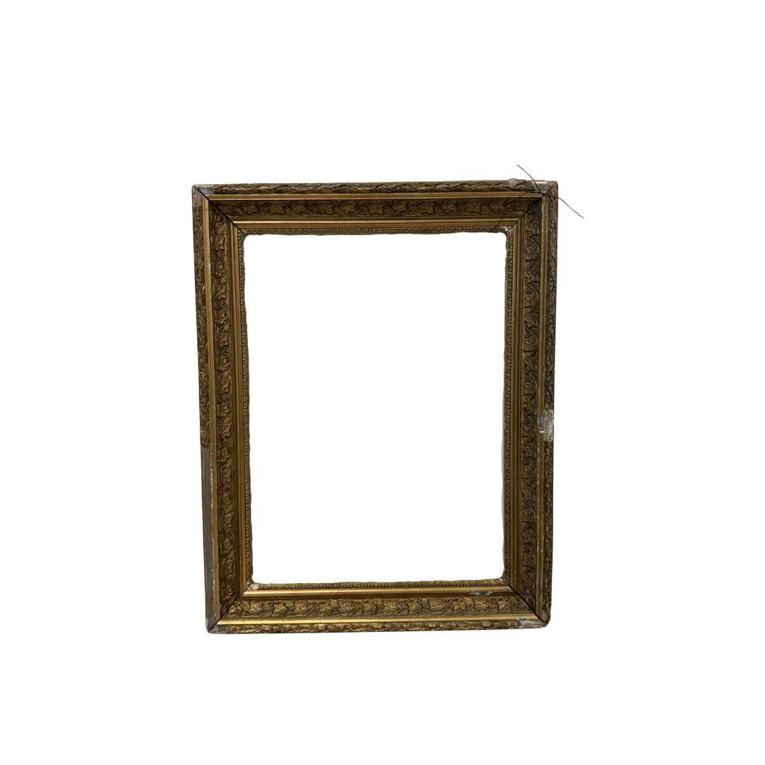 Found Maple Leaf Guilded Frame