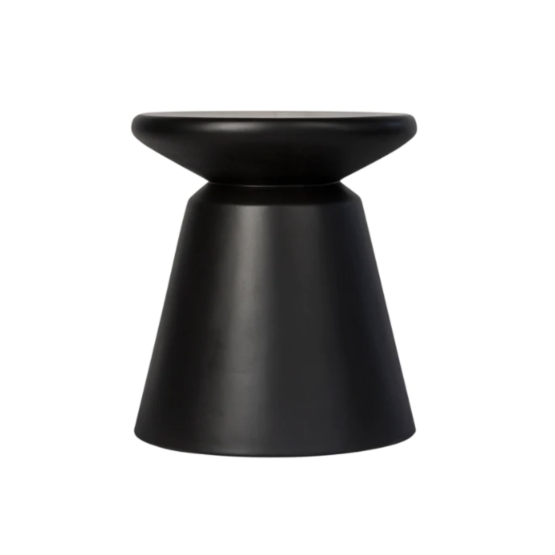 Concrete Mineral Side Table