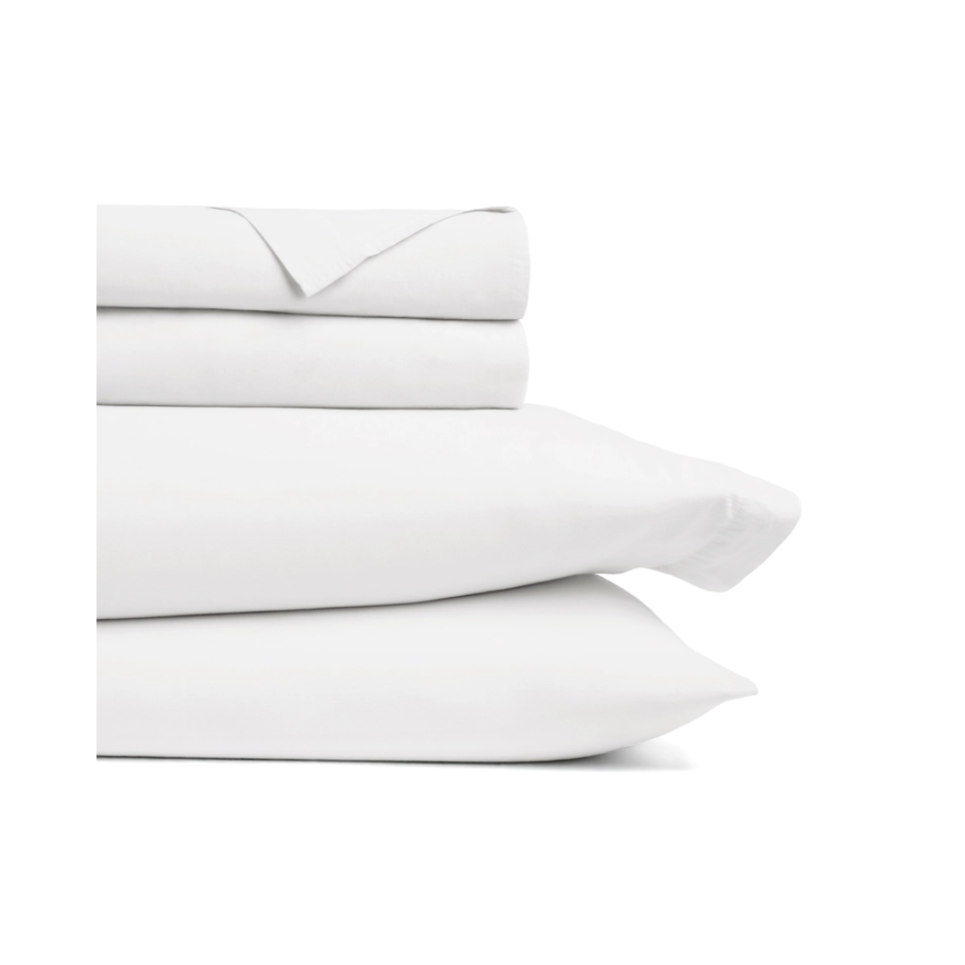 White Okeo-Tex Cotton Sheet Set