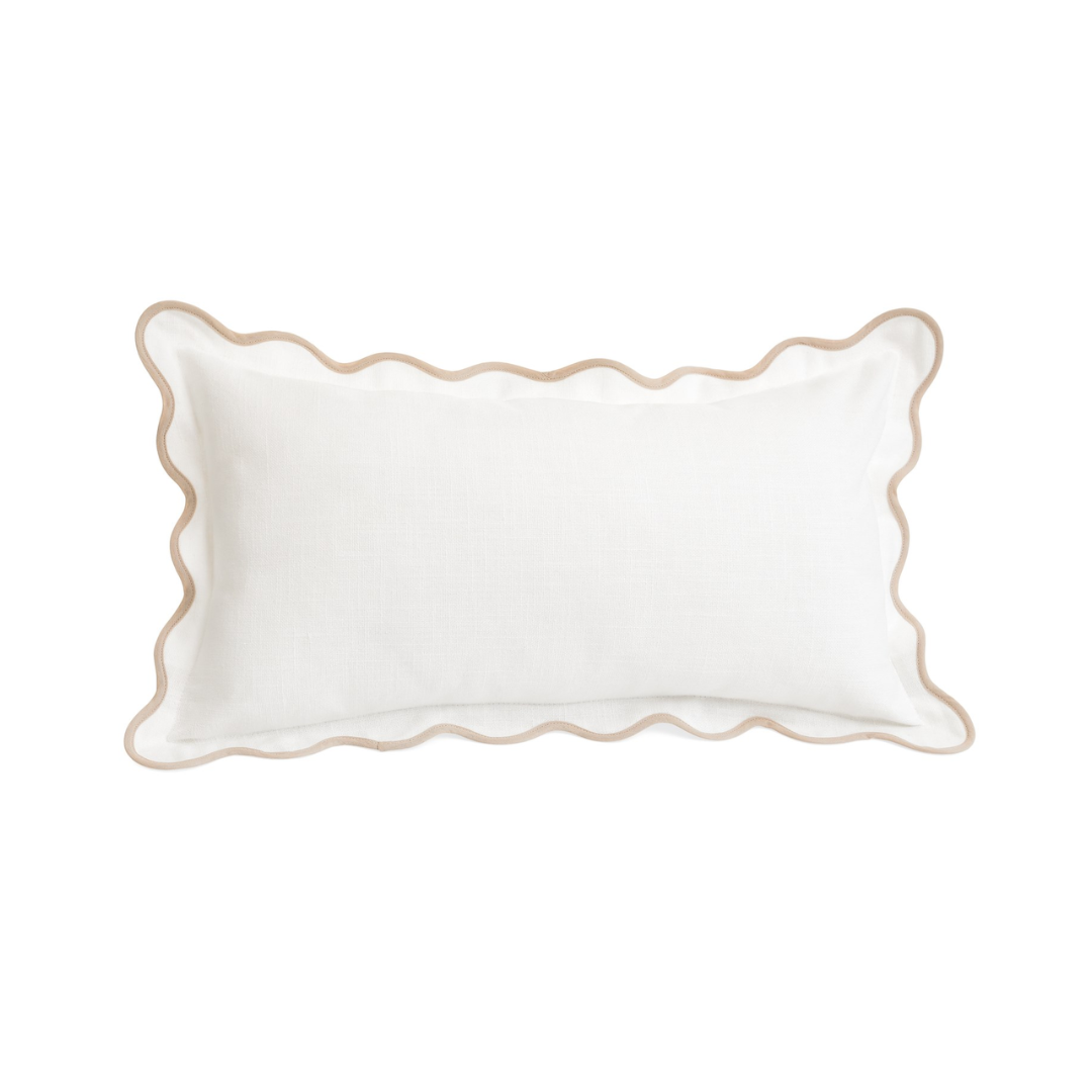 Grace Scalloped Edge Pillow