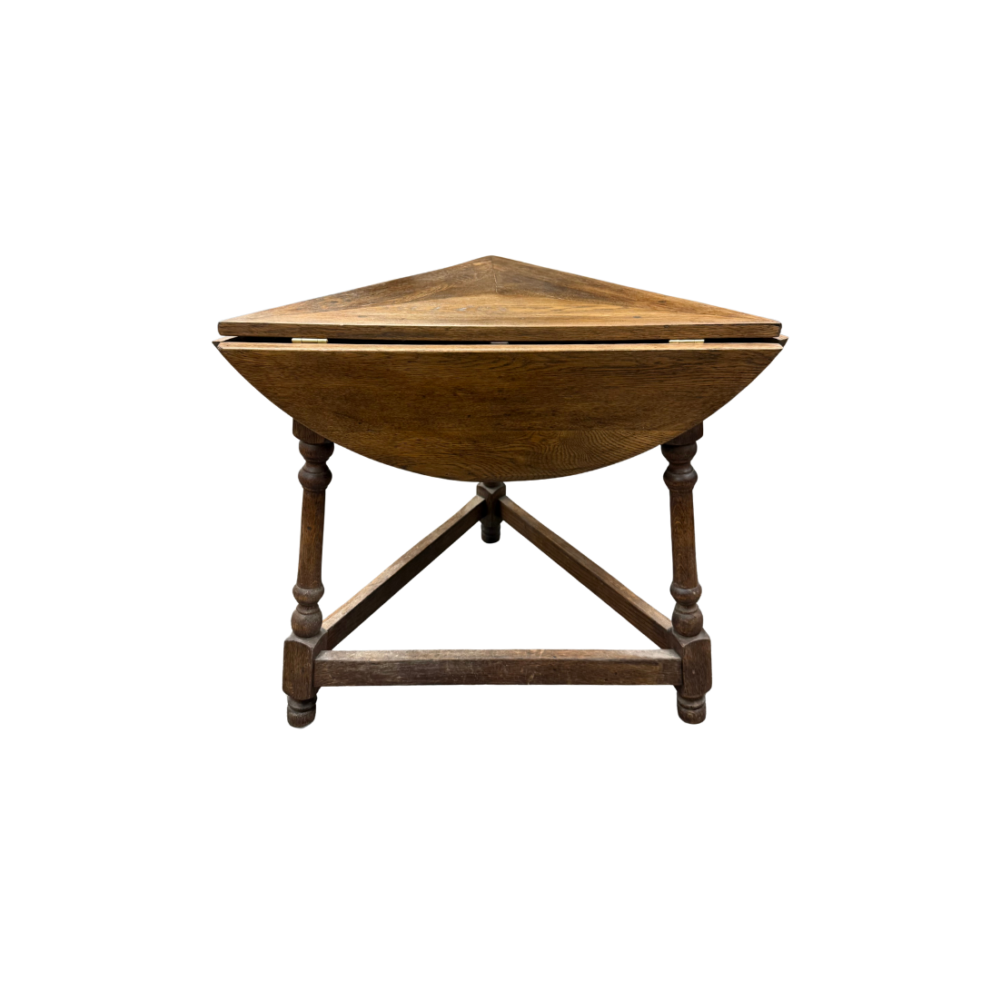 Found Round Collapsible Table
