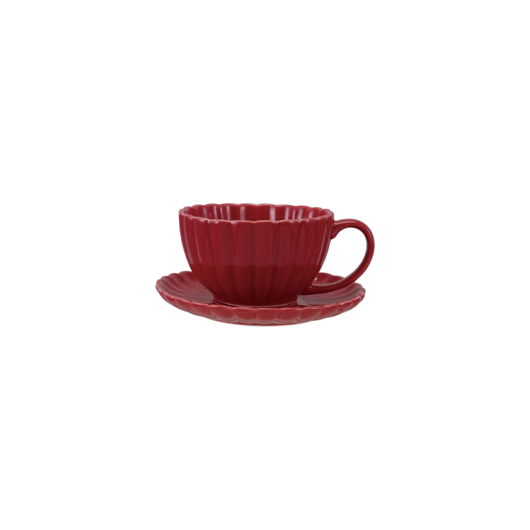 Holiday Mug and Saucer